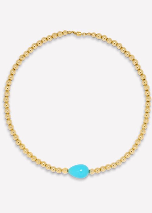 SIRENA TURQUOISE NECKLACE 6MM