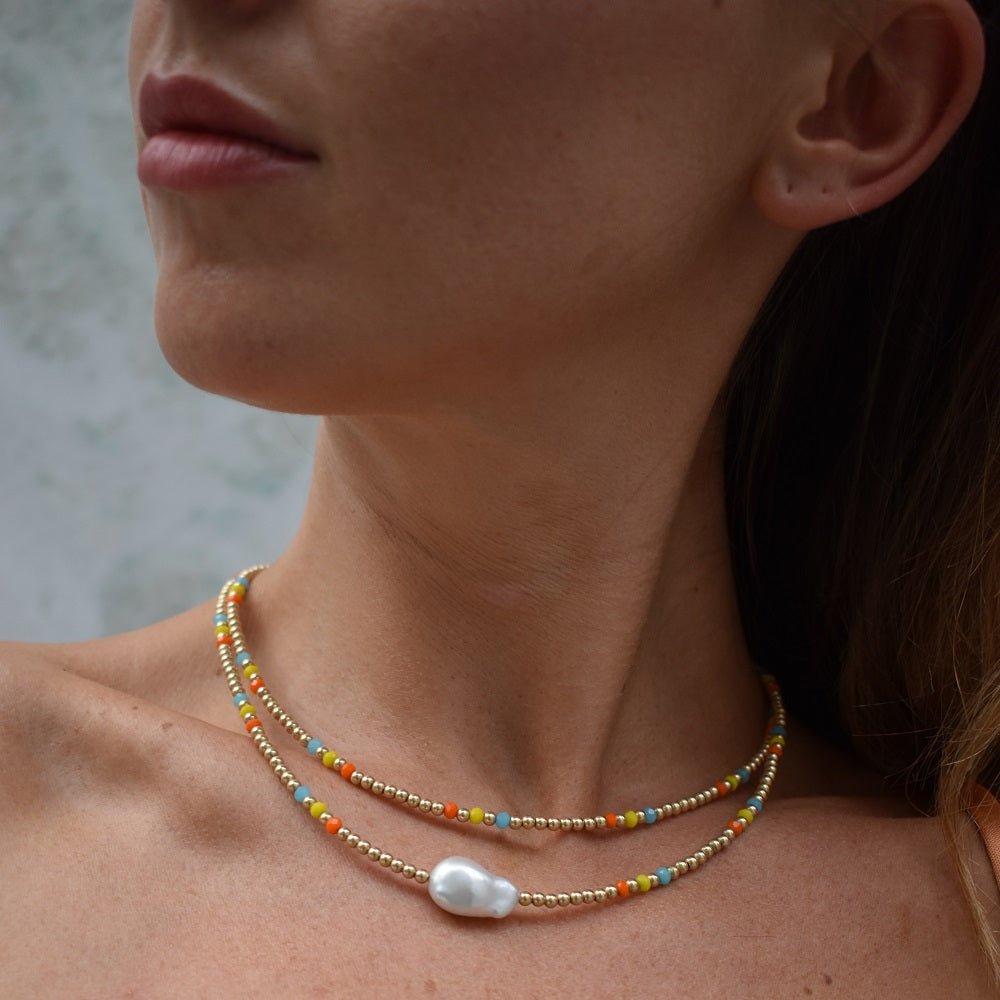 AQUA MILA RAINBOW NECKLACE 3MM - Image 2