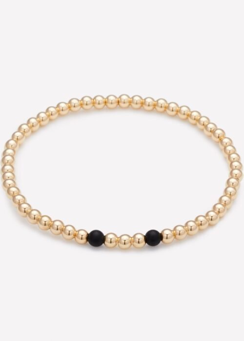 TONY BRACELET 4MM - 2 BEADS