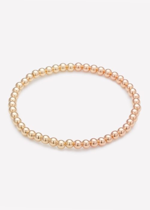 JEN 2 TONE BRACELET 4MM