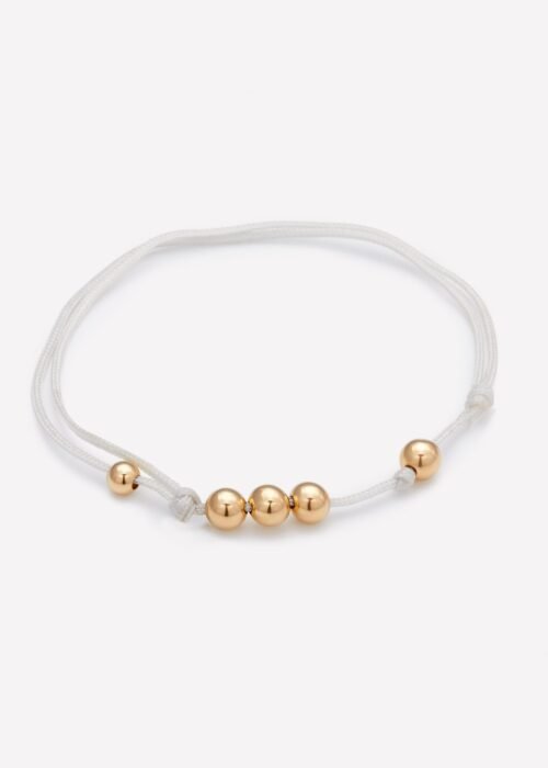 MISHA WHITE STRING BRACELET