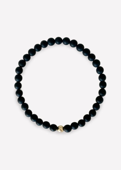 MINI RAMI ONYX BRACELET 4MM - 1 BEAD (CHILD)